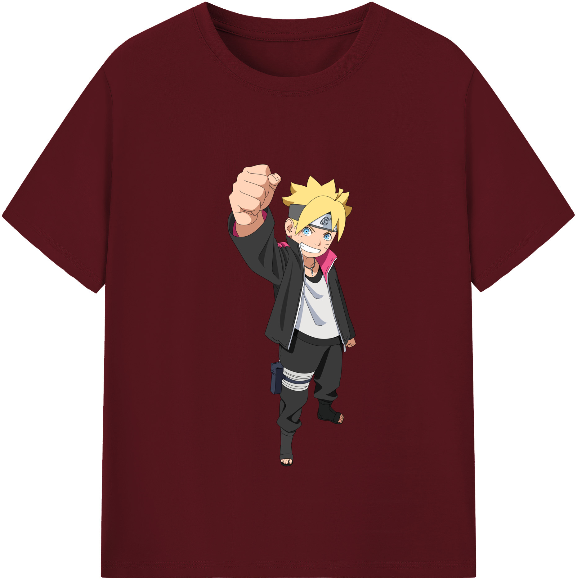 （画像用） NARUTO -ナルト- うずまき ボルト Uzumaki Boruto 綿100％半袖Tシャツ（フロントプリント）
